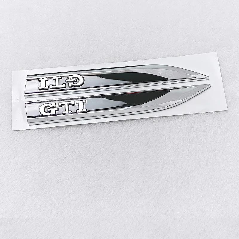 BPT1 Hot 2pcs Rline R GTI GLI Emblem Car Fender Side Wing Auto Sticker Accessories For Volkswagen VW Golf MK8 Polo Passat Magotan Tiglt2