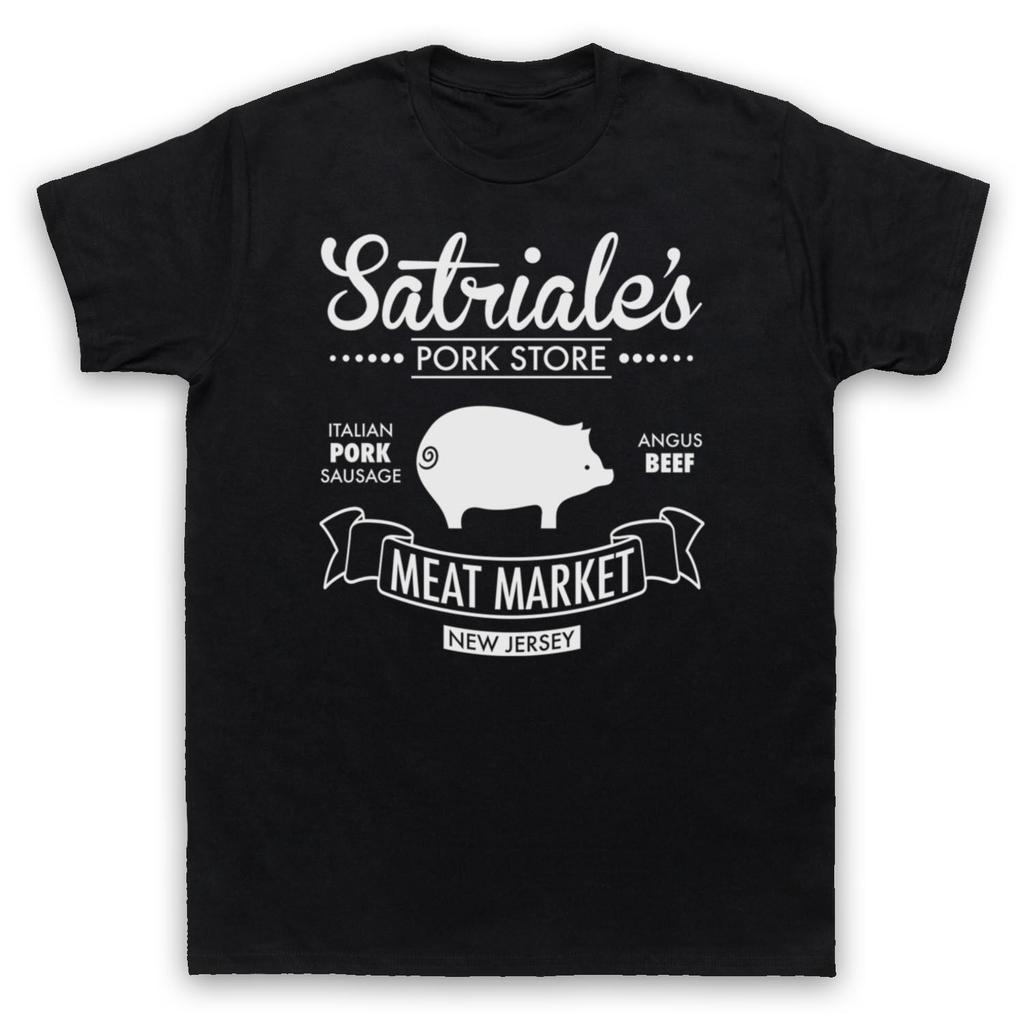 THE SOPRANOS SATRIALE'S PORK STORE HBO Casual Pure Cotton Round-neck T-shirt