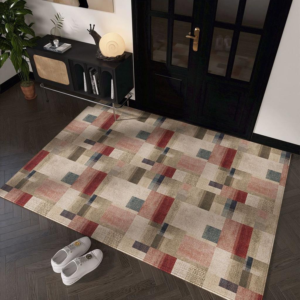 Rug for Hallways Kitchen Non Slip Machine Washable Carpets with Rubber Backing Soft Floral Rugs for Kitchen Decor