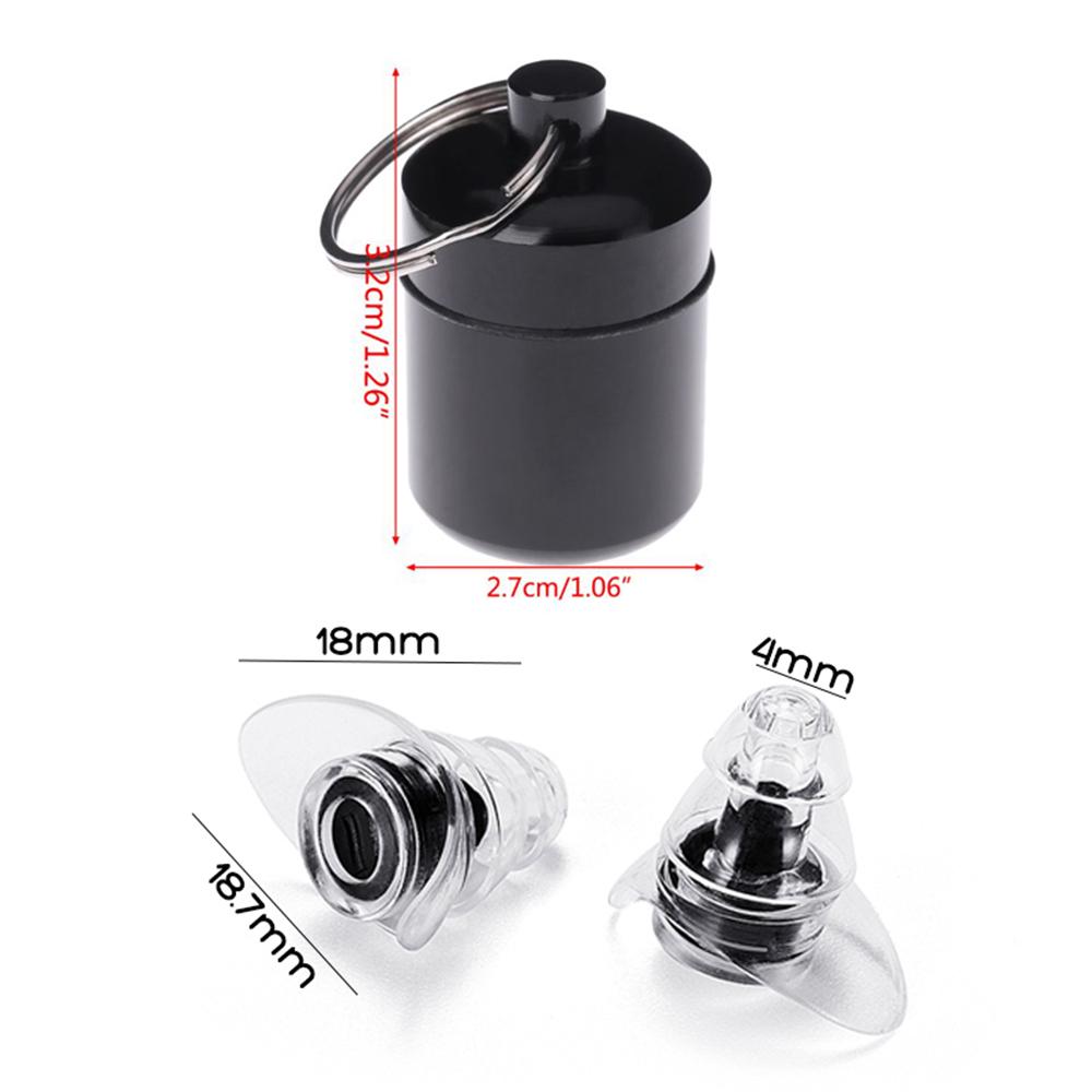 2pcs Noise Cancelling Musicsafe Ear Plugs Hearing Protection Concerts Sleeping