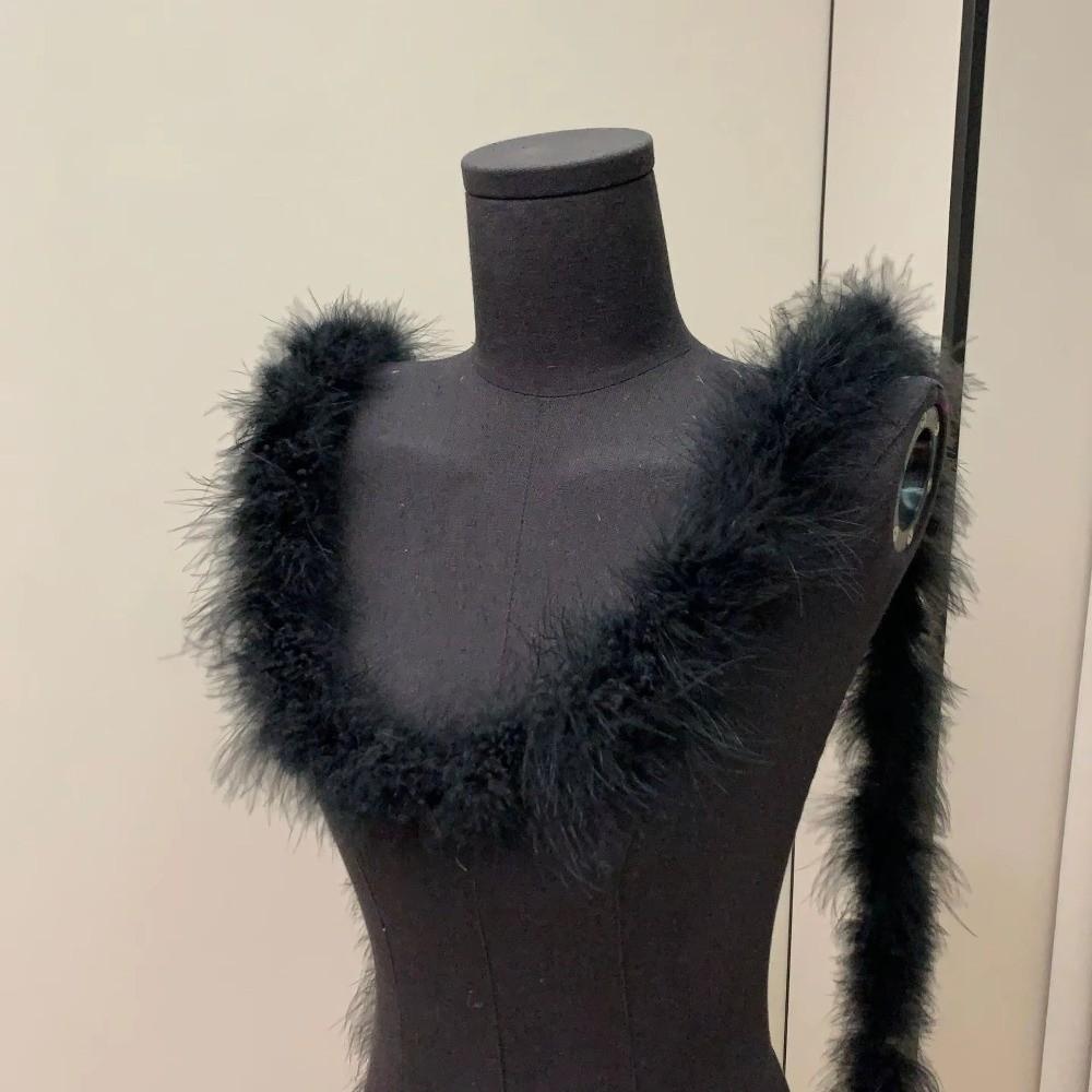 Декоративная полоса 2 метра Манжетная полоса Искусственный мех Пушистая отделка DIY Одежда Шитье Домашний декор Искусственный мех Декорация