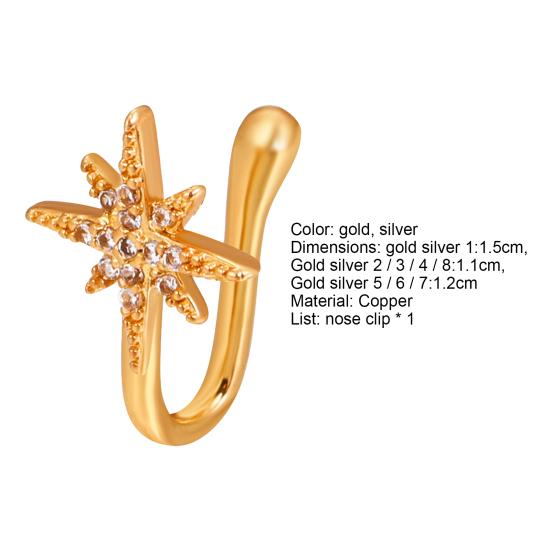 Каффы для носа Очаровательные Трендовые Без пирсинга Легкие в носке Женские Кольца-пирсинги для носа Хуп для вечеринки