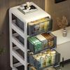 Высокий Утолщенный Гостиная Ящик Шкаф для Хранения Закусок Передвижной Многофункциональный Органайзер для Игрушек Шкаф для Дома