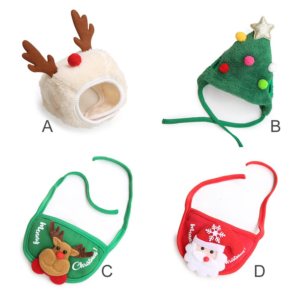 Великобритания Креативное полотенце для слюны домашних животных Удобный шарф для щенков Нагрудники для домашних животных Рождественский сгусток