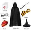 Halloween Grim Reaper & Vampire Satin Cloak Costume for Adults & Kids