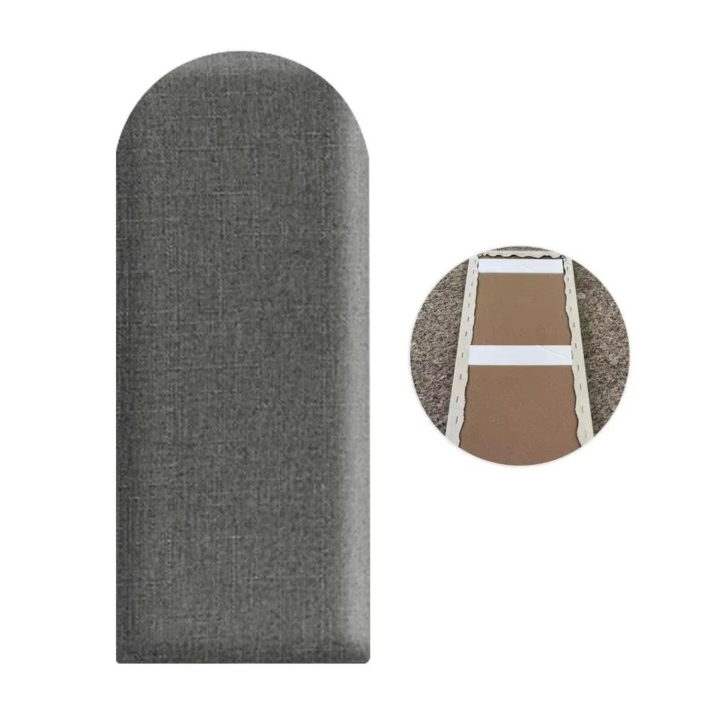 1PC 40cm/50cm Nordic Style Headboard Bedroom Head Board Stickers Room Anti-collision Wall Panels Home Decoration