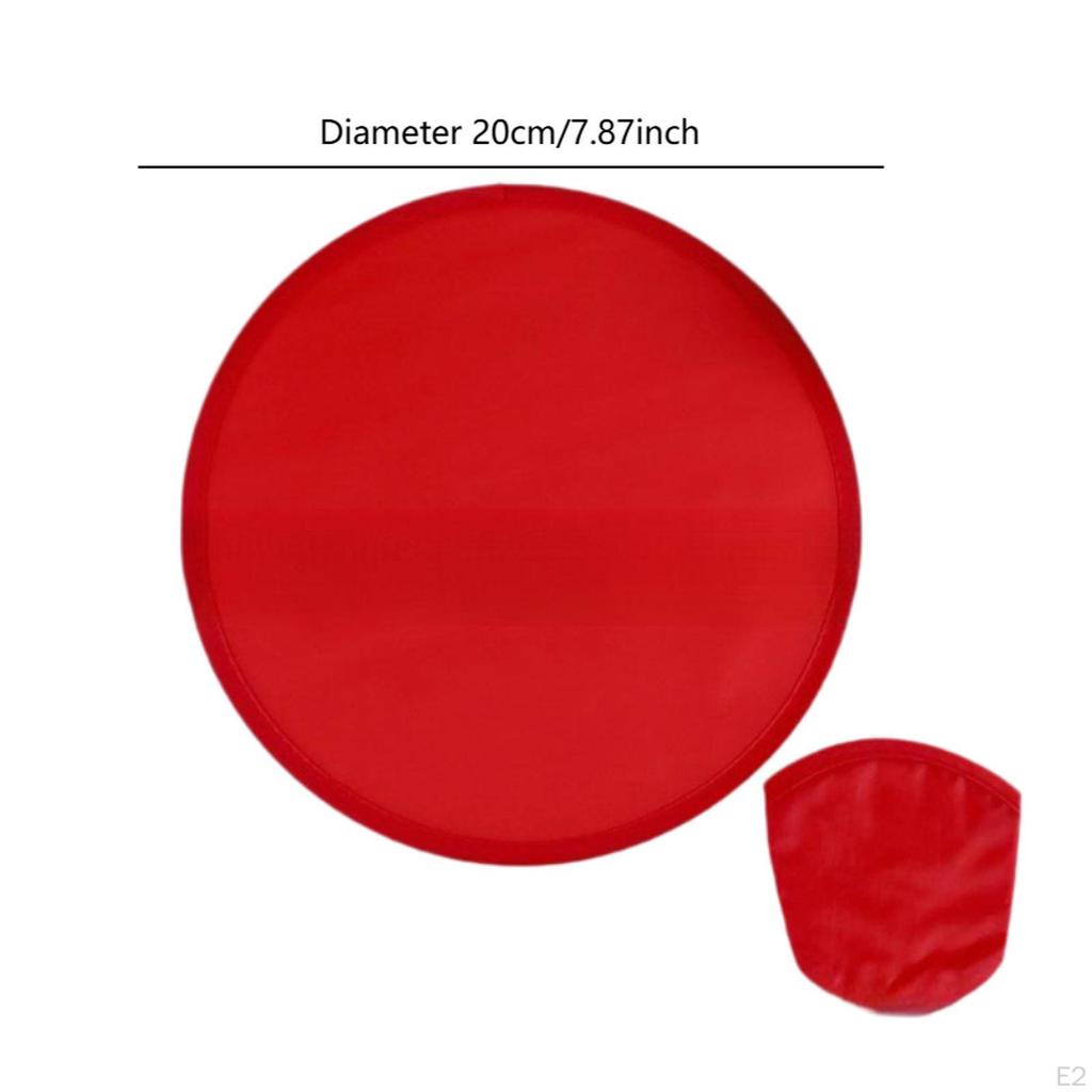 Складной веер из 10 предметов, Летающий диск, Классический, Диаметр 20 см, Круглый, Портативный для