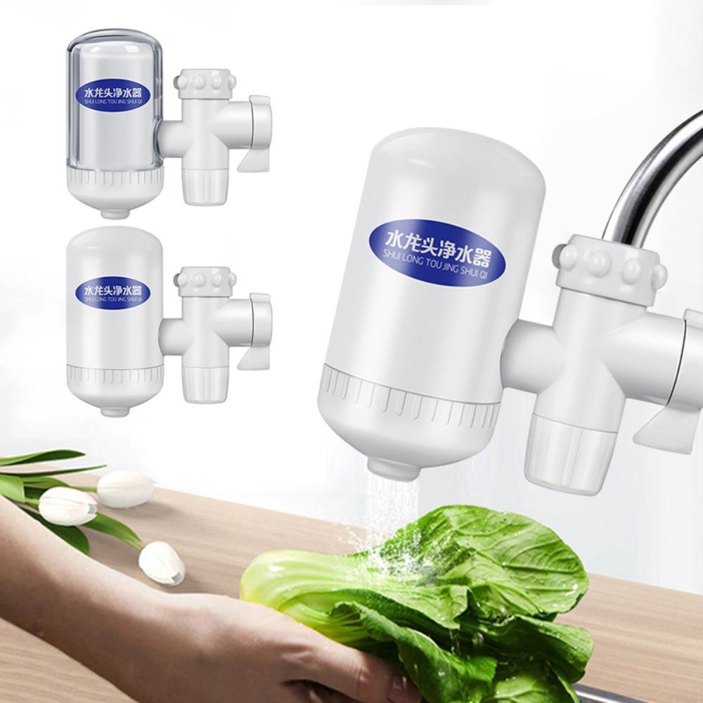 With Filter Element Tube Water Purifier Plastic Tap Filter Washable Water Filter  Kitchen