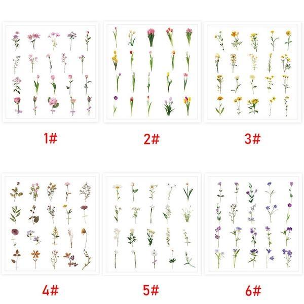 НОВЫЕ 40 шт./упак. милые наклейки с цветочным рисунком, этикетка для дневника с цветком, украшение для скрапбукинга, журнал, фотоальбом, каваи, канцелярские принадлежности