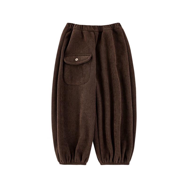 Youyou Boys' Fleece-Lined Corduroy Casual Pants
