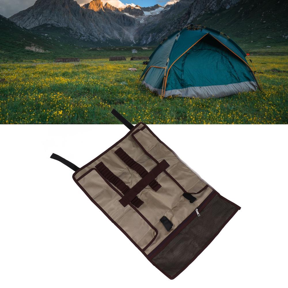 Wide Handle Tent Stakes Storage Bag Large Capacity Tent Stakes Organizer Beach Travel