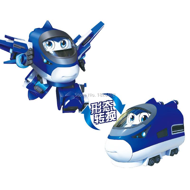 АБС Мини Китайская высокоскоростная железная дорога Суперпоезд Робот Трансформация Игрушка Деформация Машина Фигурка Действия CHSR Игрушки для Детей Подарок