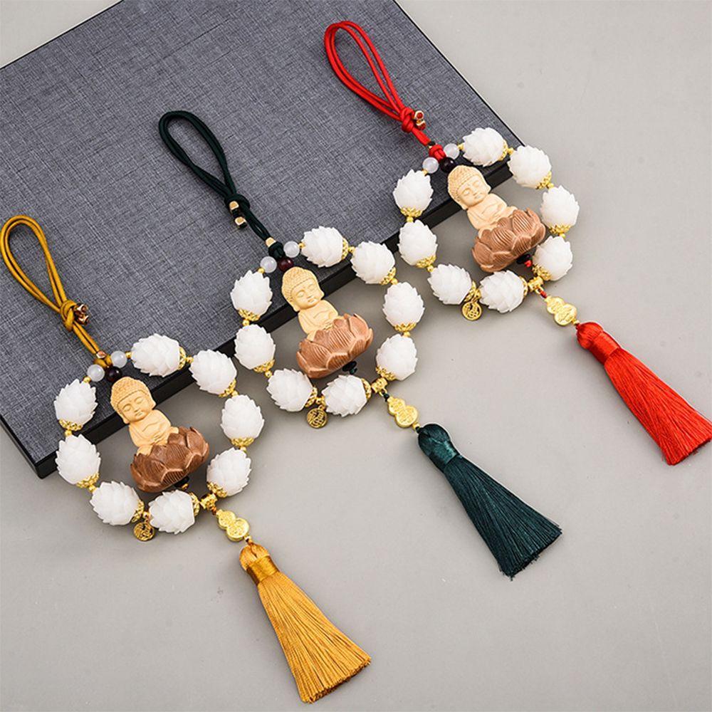 Exquisite Car Hanging Decoration Good Luck Car Upholstery Circle Lotus Car Pendant Automobile