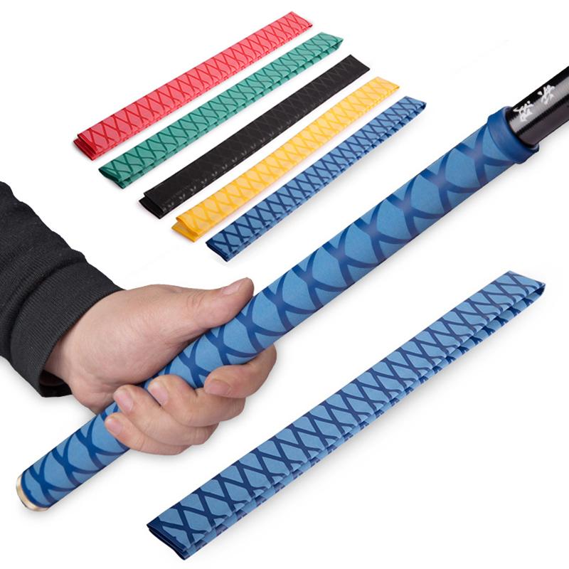 1шт водонепроницаемая трубка рукав резиновая термоусадочная нескользящая ручка удочка изоляция