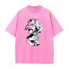 Harajuku Anime Jujutsu Kaisen Ryomen Sukuna Graphic T-shirt Men Vintage Washed Tshirts Manga Cotton Tee Male Oversized T Shirt