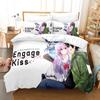 Комплект постельного белья в стиле аниме Engage Kiss, пододеяльник, Twin Full Queen King Size с наволочками, комплект постельного белья для взрослых, детский декор для спальни, подарок