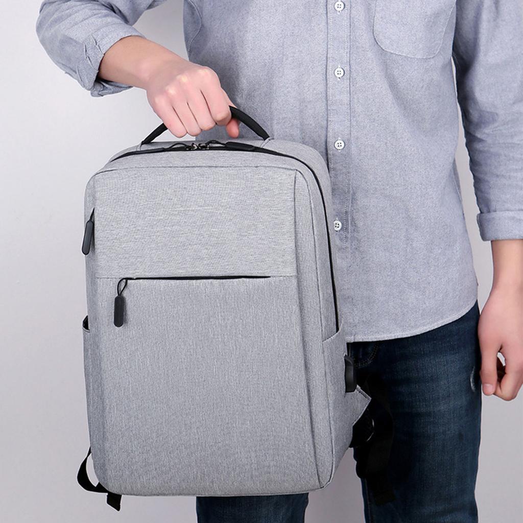 Laptop Backpack Oxford Cloth Shock Resistant Laptop Shoulder Bag for Travel Office Business With