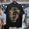 Футболка группы Alice Cooper Редкий дизайн Черная Унисекс Футболка Мужчины Женщины WA1488 Унисекс Футболка