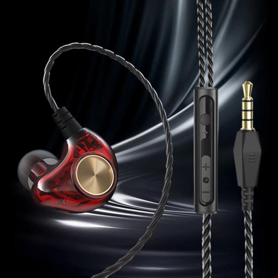 Проводная гарнитура Стерео объемный звук Внутриканальные наушники с шумоподавлением Быстродействующие игровые наушники 3,5 мм Комплект поставки телефона