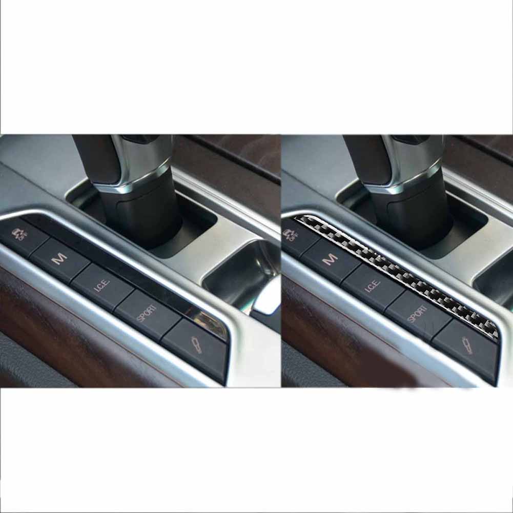 Премиальная карбоновая накладка на боковую индикацию рычага переключения передач для Maserati Ghibli 14 15 защищает салон вашего автомобиля