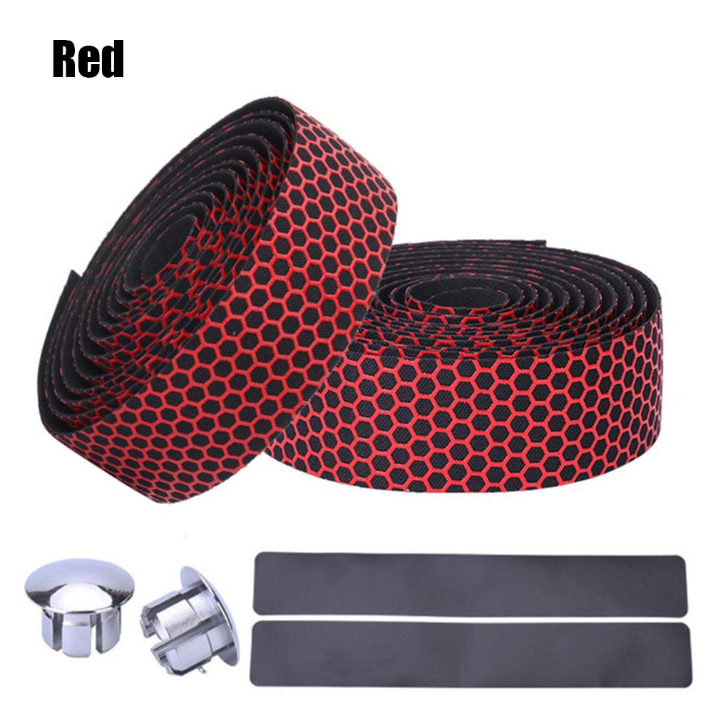 1 Pair Silica Gel Absorption Anti-slip MTB Tape Wrap Road Bicycle Bike Handlebar