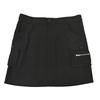 Del Sol Golf Skirt Bottoms with Elastic Loose Sizes 3L and and Dark Green Women's Back, Fit, 4L, White, Black, Beige, (3L, BLACK)