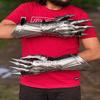 Gloves Armor Gauntlets Halloween Cosplay Accessories Halloween Role Play Costume Larp Armor Steel Gloves Gift