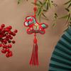 Spring Festival Pony Embroidered Pendant Chinese Style Car Hanging Ornaments  Festive Accessory