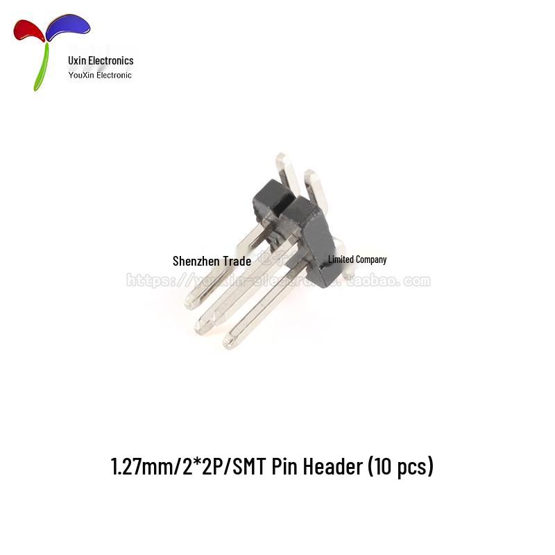 1.27mm Pitch Double Row SMT Header, 2x2 to 2x50 Pin Configuration