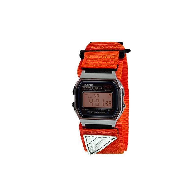 Casio Индивидуальные часы модифицированная серия зеленый пластиковый корпус водозащита для жизни F-91WM-3A модифицированные-Чэнъюаньцин Кварцевый нейлоновый ремешок m F-91WM-3A