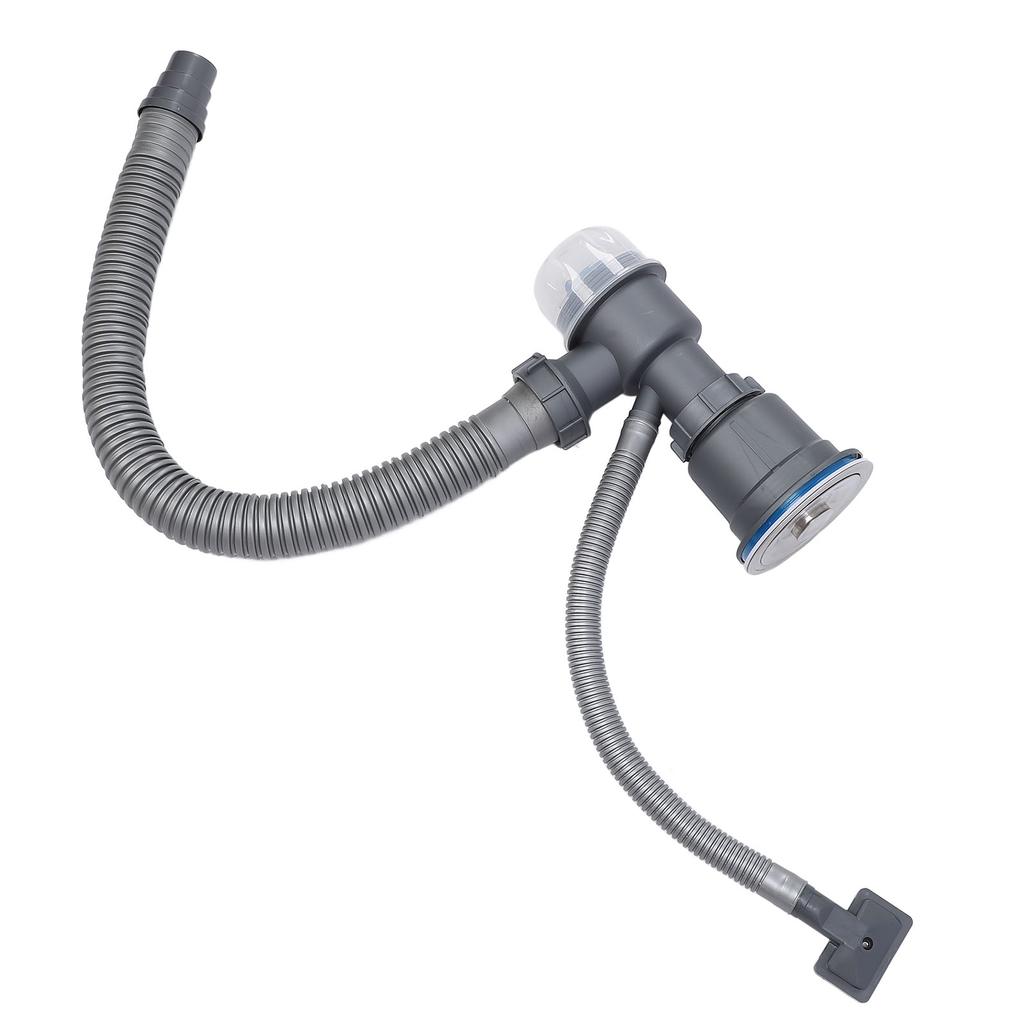 Kitchen Sink Hose Drain Kit Expandable Leakage Proof Sink Draining Pipe Kit for Single Kitchen Sink