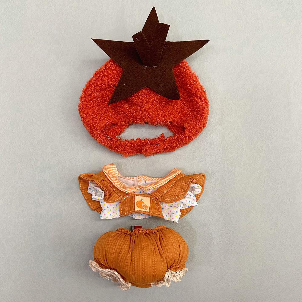 20 см хлопковый комбинезон для кукол из мультфильмов, сменный наряд для плюшевых кукол, аксессуары для игрового домика, мини-одежда