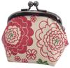 Kyosuke Mini Clasp Floral Made In Small Hana Pouch, Pattern, Japan, Size,