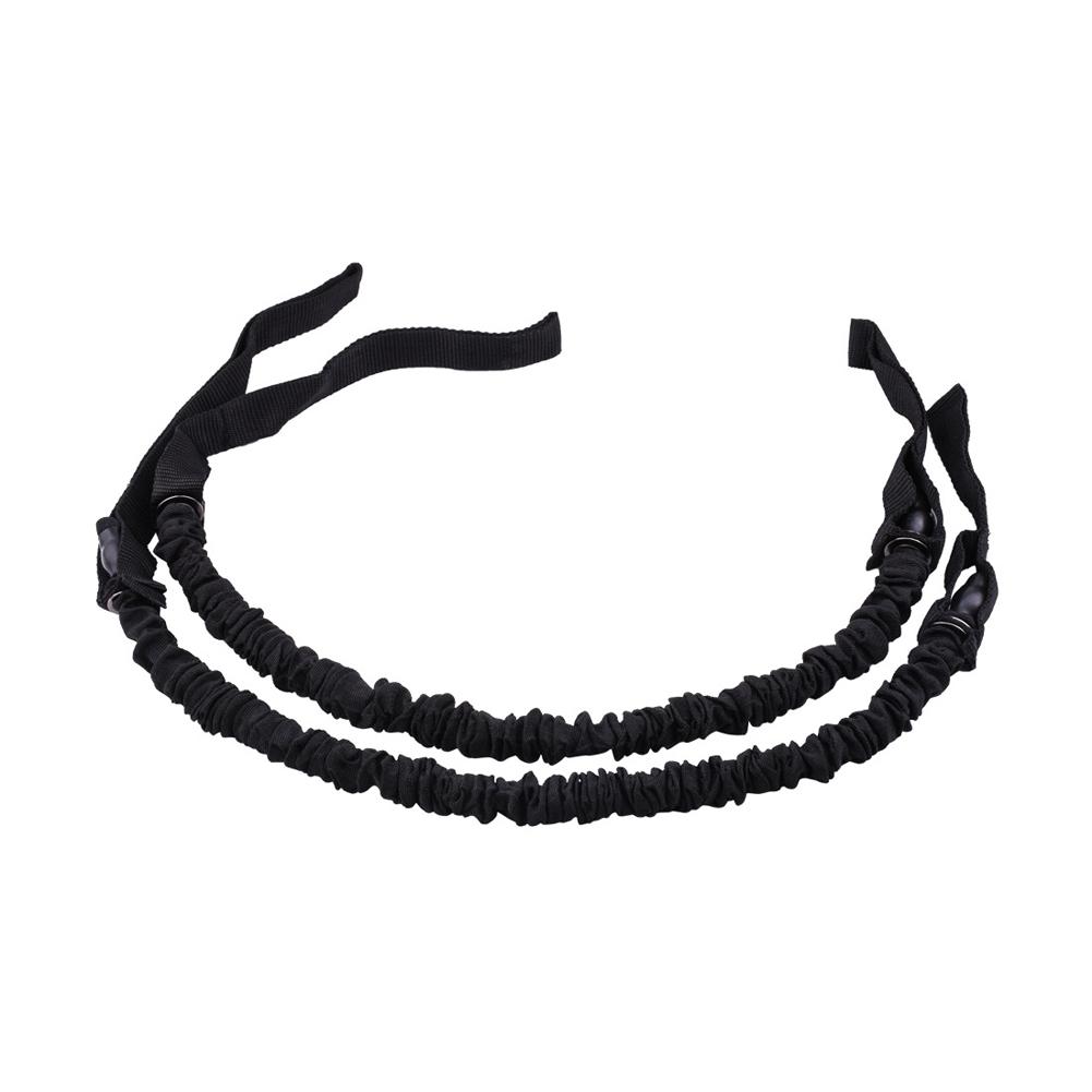 2pcs Tpr Roller Pull Rope Stretchable Waist Abdominal Exercise Fitness Resistance Bands Slimming Trainer