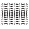 100PCS 3D Scanning Tracking Dots 3mm Inner 6mm Outer Diameter High Reflectance Rain Proof Magnetic