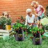 7 галлонов Мешок для посадки клубники Мешок для выращивания с 6 боковыми карманами для выращивания Портативные мешки для посадки томатов Горшки для клубники Посадочные горшки