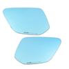 Motorcycle for Yamaha and Other 29722 Mirrors, Stick-On, Wide-Angle, Anti-Glare, High-Visibility, YZF-R25 Vehicles, Blue,