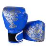Tiger Flame Print Kids Boxing Gloves Pu Fabric For Children And Youth With Safety Features For Boxing And Sparring
