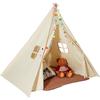 Kids Play Tent Teepee Tent for 1-5 Years Old Toddler Tent with Mat Balls