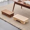 1Pc Home Office Wood Stool Toilet Low Footstool Children Living Room Bathroom Footrest Non-slip