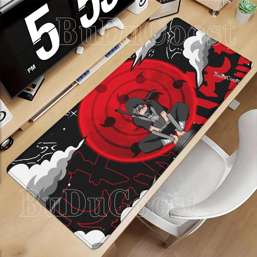 Naruto Itachi Uchiha Mouse Pad Gamer PC Computer Large 900x400mm XXL Office Desk Mat Keyboard Anime HD printing Gaming Mousepad