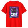 Vintage T Shirt Retro Spooky Pokemon Gengar Cotton T-Shirts Trendy Cool Tee Shirt for Male  Y2K Casual Short Sleeve Top Tees