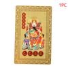 2025 Tai Sui Amulet Card Feng Shui Prayer Gold Card Exorcism Protection Buddha Gift Amulet Safe Bring In Wealth And Treasure