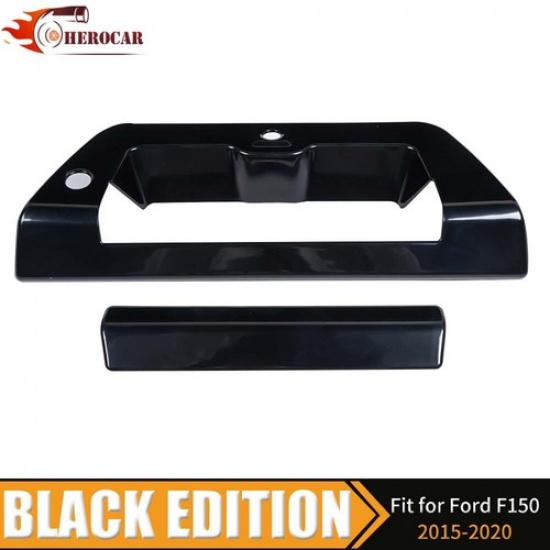 Tailgate Door Handle Cover Trim Decor Bezel for Ford F150 2015- Black USA