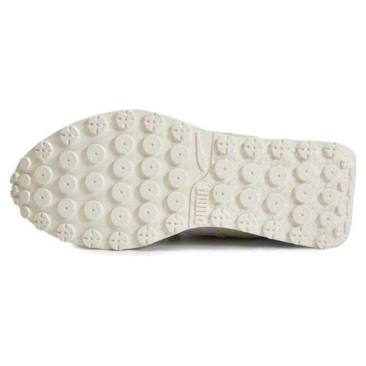 Puma Rider Fvw Ткань Кожа Круглый Носок Шнуровка Спортивные Низкие Повседневные Кроссовки Женские светло-розовый желтый 388962-01