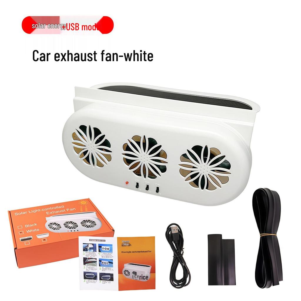 Солнечный автомобильный вентилятор для вентиляции и охлаждения