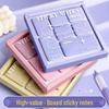 Палетка теней для век и градиентные липкие заметки: Удобный многофункциональный офисный маркер для заметок