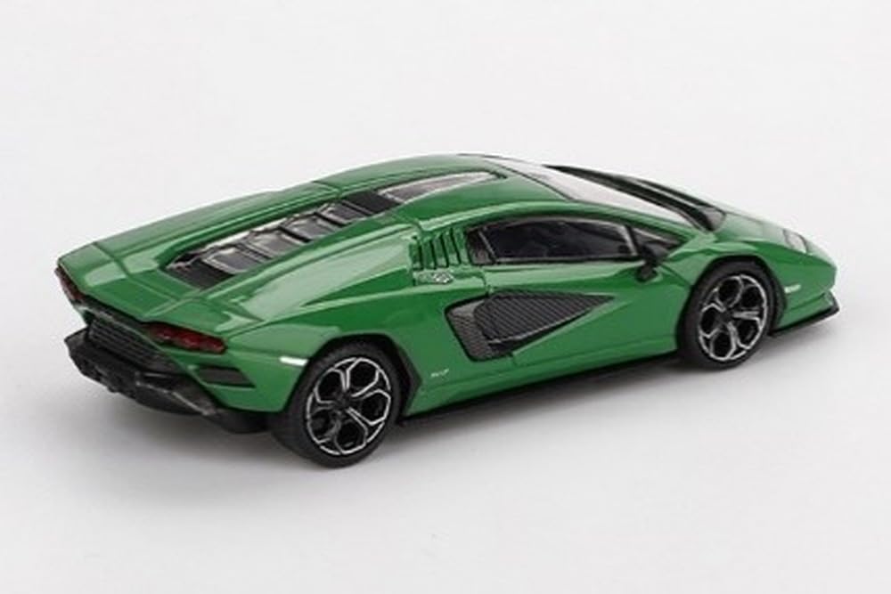MINI GT Масштаб Lamborghini Countach LPI Verde Medio Готовая модель 1/64 800-4 (зеленый) (Левый руль) MGT00976-L