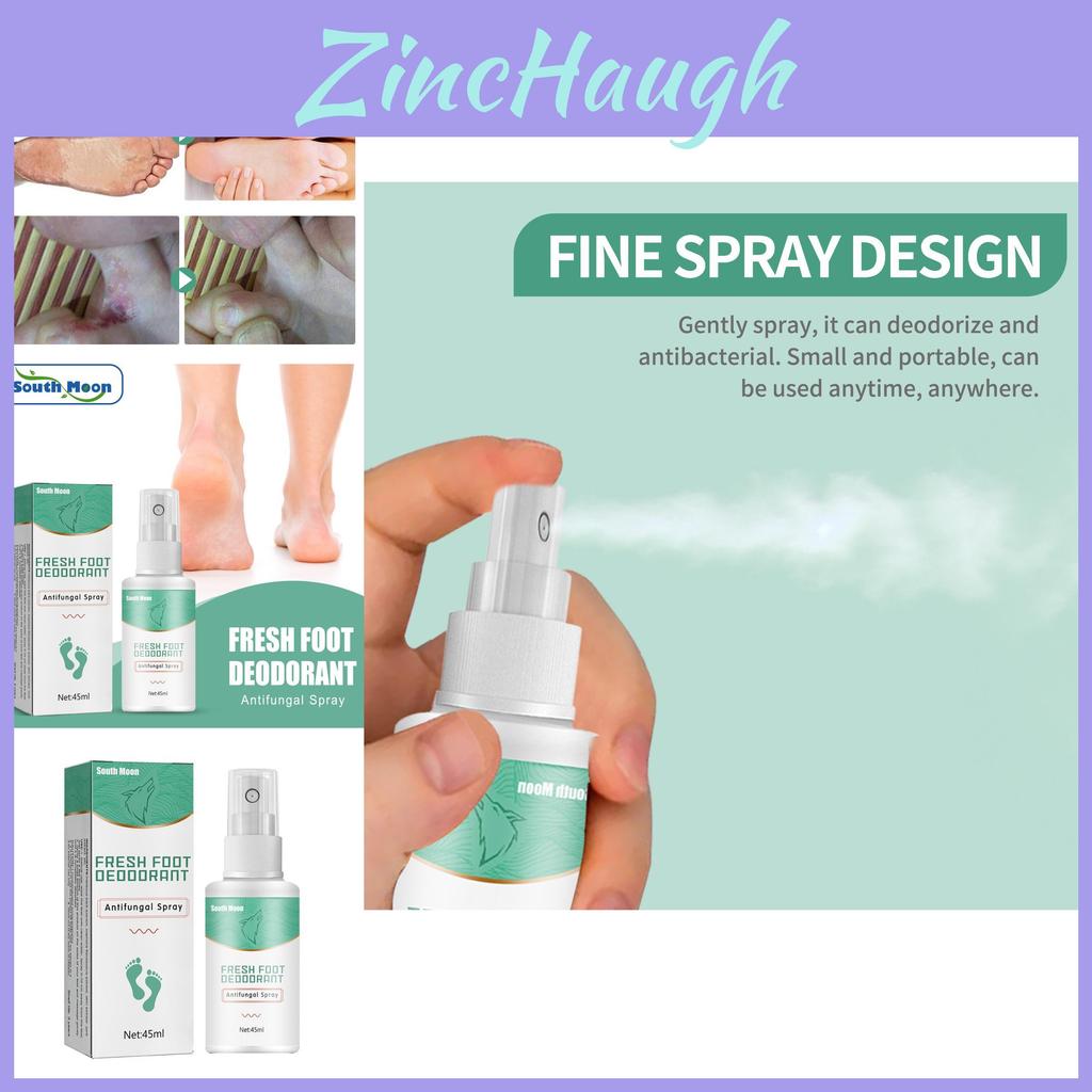 South Moon Odor-eliminating Foot Spray Refreshes And Moisturizes 45ml Boxed