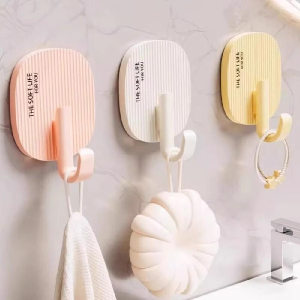 Wall-mounted Wall Hooks Strong Adhesive Coat Hanger Hook Kitchen Hanger  Home Storage Accessories